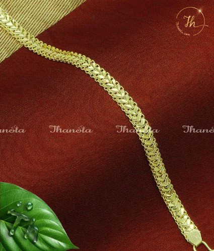 BCA1006 - 1 Gram Heart Design Chain Bracelet for Men & Women At Low Price Buy Online Heart Design Chain Bracelet