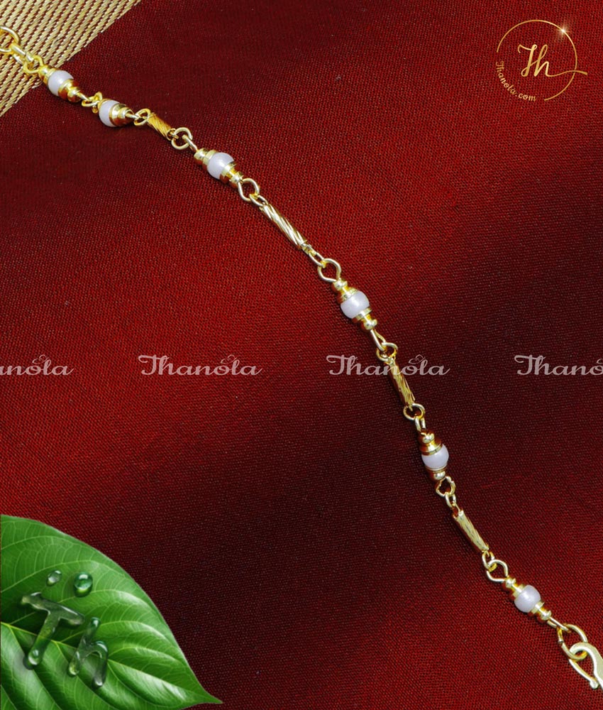 BCA1012 - New Model Light Weight White Pearl Bracelet for Women White Pearl Bracelet