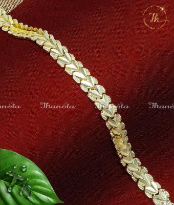 BCA1084 - Beautifully Crafted Gents Gold Plated Wedding Bracelet BCA1084 - Beautifully Crafted Gents Gold Plated Wedding Bracelet