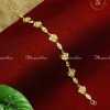 BCA1089 - Latest Flower Model Female Gold Bracelet Designs