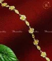 Latest Flower Model Female Gold Bracelet Designs female gold bracelet designs, gold bracelet design for woman, gold plated bracelet, gold plated bracelet women, fancy modern gold bracelet designs, 1 gram Gold plated Bracelets, gold plated bracelet for women, bracelet for women