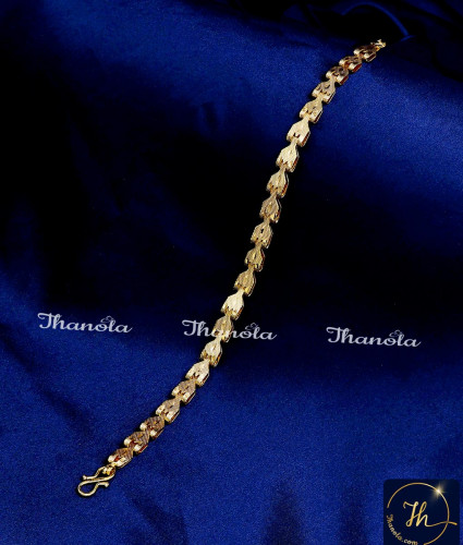 BCA1167 - Trendy Hand Chain Gold Pattern Birthday Gift for Boys