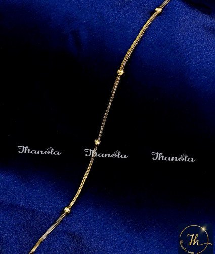 BCA1197 - 7.5 Inch Simple Daily Wear Balls Design Hand Chain