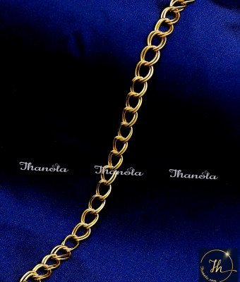 BCA1199 - Gold Plated Flexible Chain Hand Bracelet for Men BCA1199 - Gold Plated Flexible Chain Hand Bracelet for Men