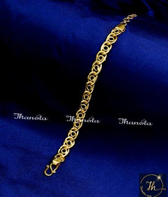 BCA1258 - Stylish Gold Model Bracelet Designs for Men