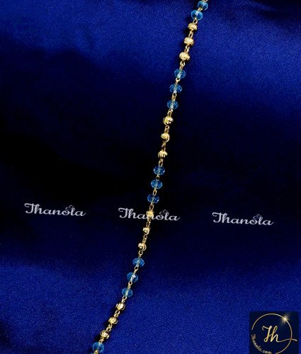 BCA1334 - Unique Gold Crystal Beads Bracelet Designs for Ladies