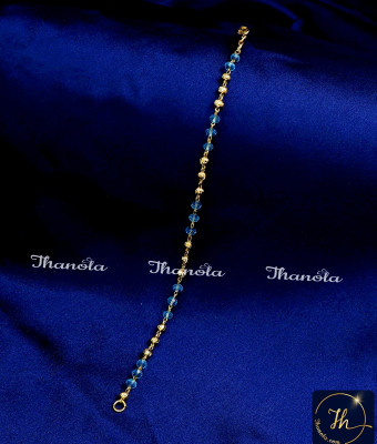 BCA1334 - Unique Gold Crystal Beads Bracelet Designs for Ladies