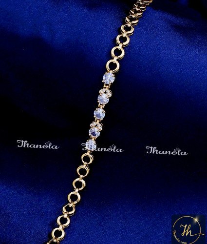 BCA1372 - Rose Gold Unique Diamond Bracelet Designs for Ladies