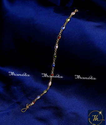 BCA1413 - Multi Colour Stone Bracelets Gift for Daughter Birthday