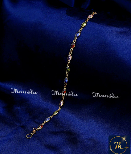 BCA1413 - Multi Colour Stone Bracelets Gift for Daughter Birthday