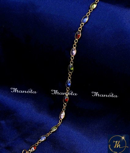 BCA1413 - Multi Colour Stone Bracelets Gift for Daughter Birthday