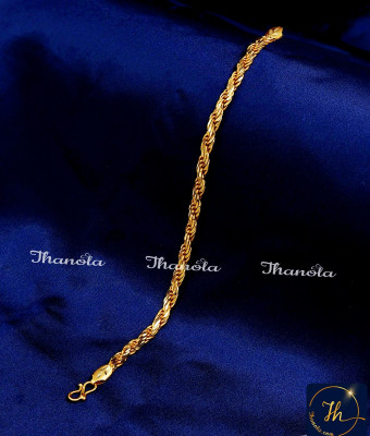 BCA1425 - Gold Model Daily Wear Gold Plated Bracelet for Men