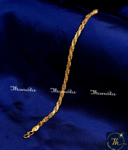 BCA1425 - Gold Model Daily Wear Gold Plated Bracelet for Men