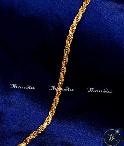 BCA1425 - Gold Model Daily Wear Gold Plated Bracelet for Men