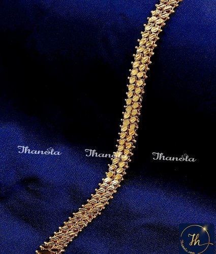 BCA1429 - Top Quality Latest 24k Gold Plated Bracelet for Men