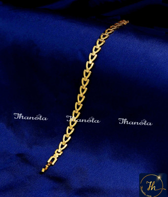 BCA1474 - New Model Daily Wear 2 Gram Gold Bracelet for Men