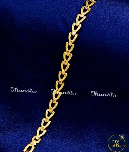 BCA1474 - New Model Daily Wear 2 Gram Gold Bracelet for Men