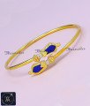 Kerala Traditional Jewellery Blue Nagapadam Bracelet Blue nagapadam bracelet gold