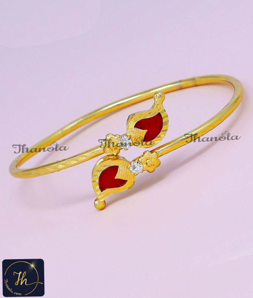 Traditional Kerala Jewellery Red Mango Palakka Bracelet Women palakka bracelet
