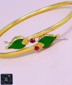 Kerala Model Ruby Stone Green Palakka Bracelet Design kerala traditional bangle Bracelet