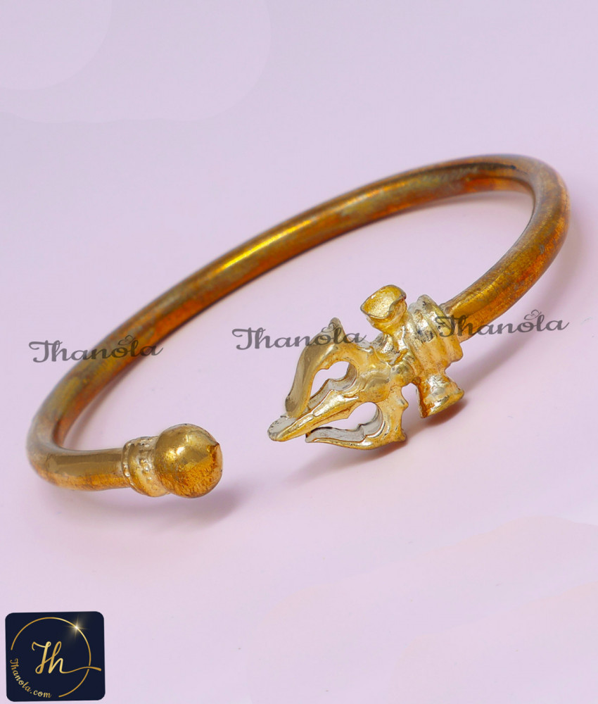 Original Panchaloha Jewellery Thirisulam Vel Kappu for Men murugan vel kappu gold