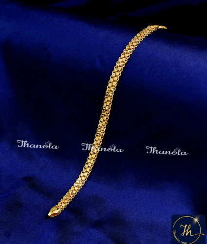 BCA1554 - First Quality 2 Gram Gold Forming Bracelet for Men
