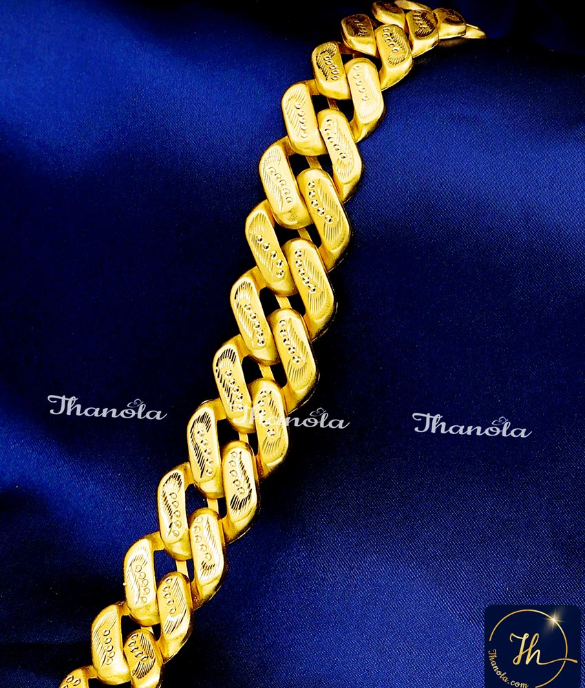 Best Quality Gold Forming Jewellery Gents Bracelet Designs - BCA1559 Mens Bracelet Gold design