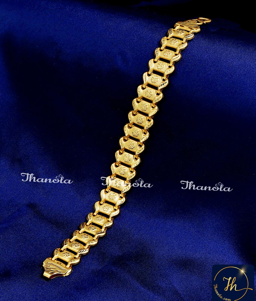 mens bracelet gold design