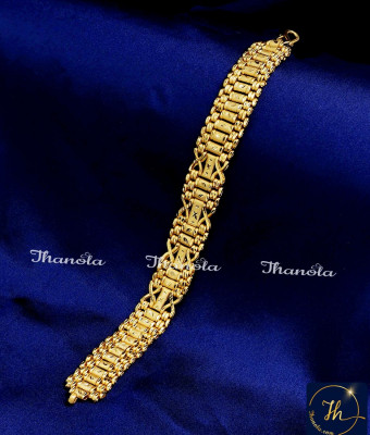 BCA1563 - Wedding Jewellery 2 Gram Gold Plated Bracelet for Men