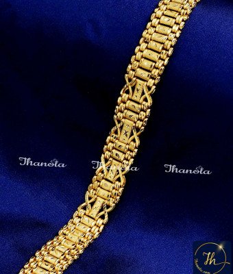 BCA1563 - Wedding Jewellery 2 Gram Gold Plated Bracelet for Men BCA1563 - Wedding Jewellery 2 Gram Gold Plated Bracelet for Men