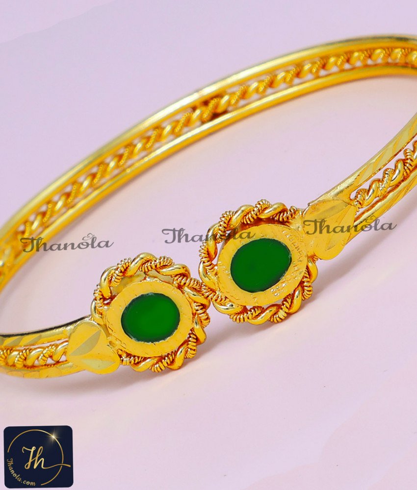 Palakka Bracelet Kerala Traditional Jewellery Online Shopping kerala traditional green Bracelet