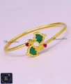Traditional Ruby Stone Kerala Style Gold Palakka Bracelet traditional bracelet for women