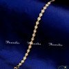 BCA1588 - 1 Gram Gold Heart Design Artificial Pearl Bracelet