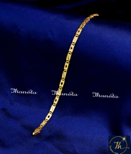 BCA1591 - Simple Gold Forming Jewellery Thin Bracelet for Men