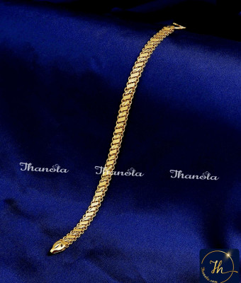 BCA1592 - Trendy 2 Gram Gold Forming Bracelet for Men