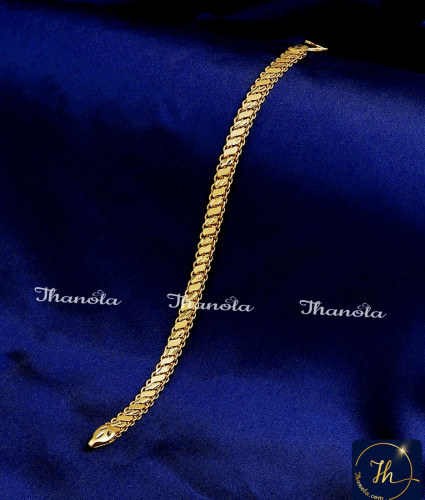 BCA1592 - Trendy 2 Gram Gold Forming Bracelet for Men