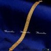 BCA1595 - Gold Pattern 2 Gram Gold Plated Wide Bracelet Online