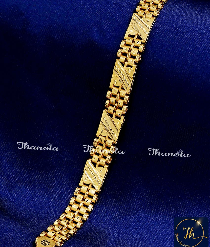 Indian Wedding Jewellery Gold Forming Gents Bracelet gold bracelet for men