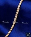 Elegant Party Wear Rose Gold Stone Bracelet Designs for Girls American diamond fancy diamond bracelet designs for ladies