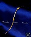 2 Gram Gorming Gold White Stone Bracelet for Women 2 gram gold jewellery for women