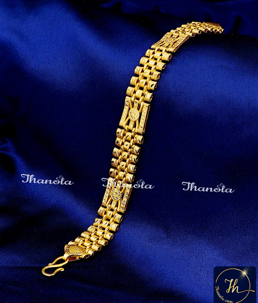 Stunning Gold Flexible Chain Bracelet Design for Men unique bracelet for men gold