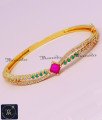 Unique Ruby Emerald Stone Party Wear Hand Kappu Bracelet unique diamond bracelet designs for ladies