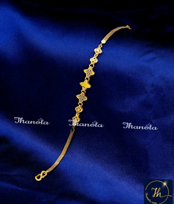 BCA1663 - Latest Lightweight Gold Covering Guaranteed Bracelet