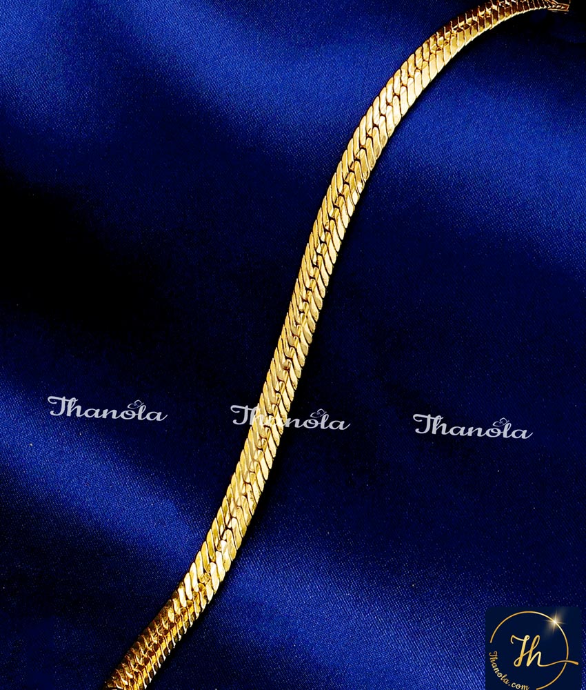 Buy One Gram Gold Daily Wear Chain Model Bracelet gold chain model bracelet for men