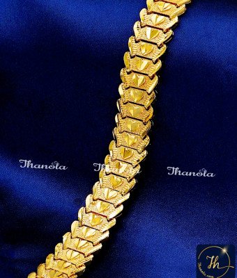 BCA1675 - Latest 1 Gram Gold Plated Bracelet for Men & Women
