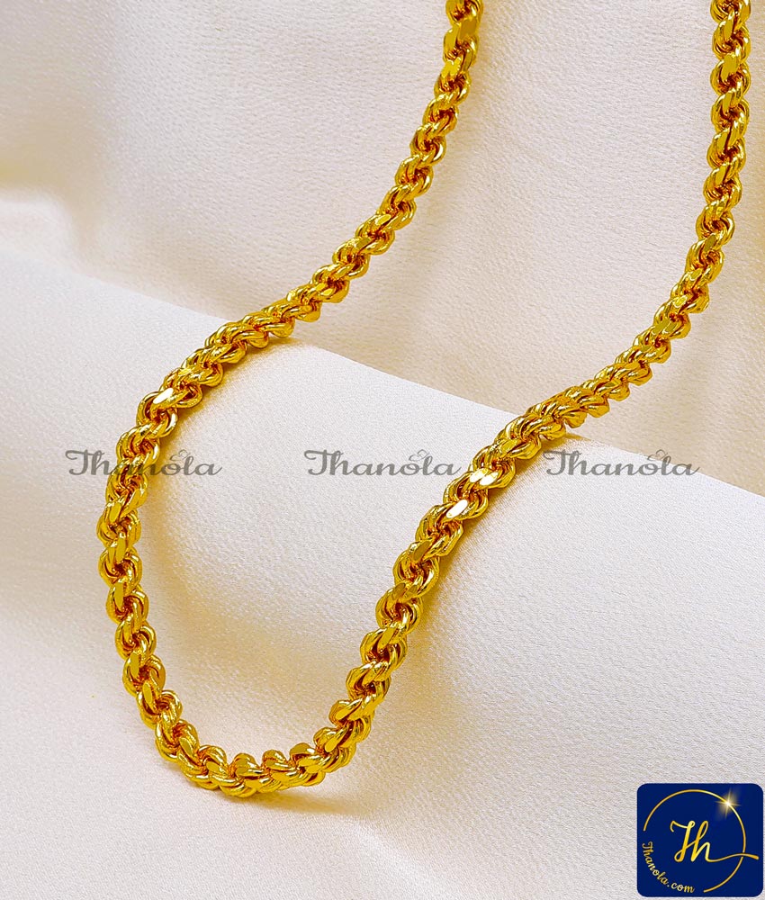 chain design, gold chain design, chain design for women, Marriage Gold Chain Designs For ladies, Thambu kayiru, saradu chain model, thali saradu, thali saradu design, thali saradu model, gold plated thali saradu