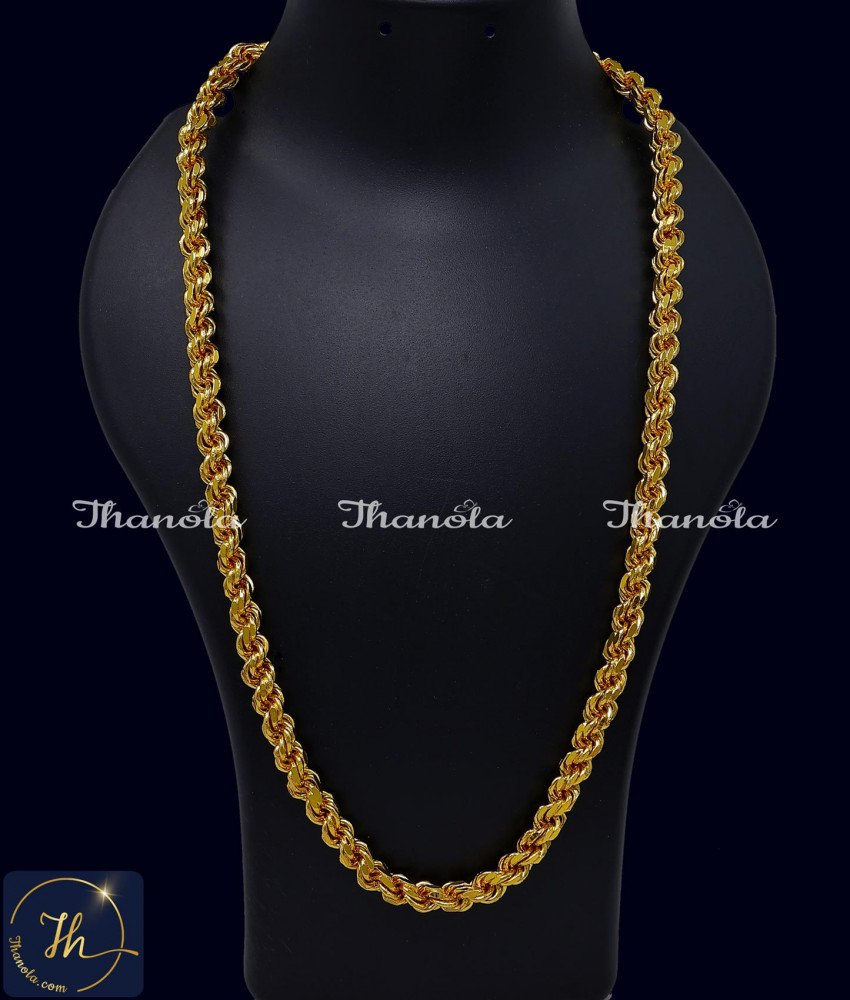 chain design, gold chain design, chain design for women, Marriage Gold Chain Designs For ladies, Thambu kayiru, saradu chain model, thali saradu, thali saradu design, thali saradu model, gold plated thali saradu