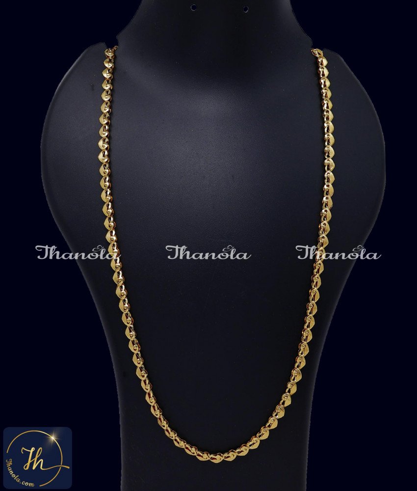 Plain gold chain design