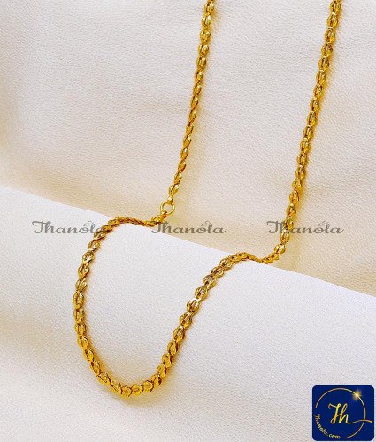 CHA1015-XLG - 36 Inch Latest Lightweight Long One Gram Gold Chain Design