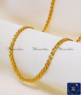 CHA1021 - Latest Chain Designs Gold Plated Jewellery Online India